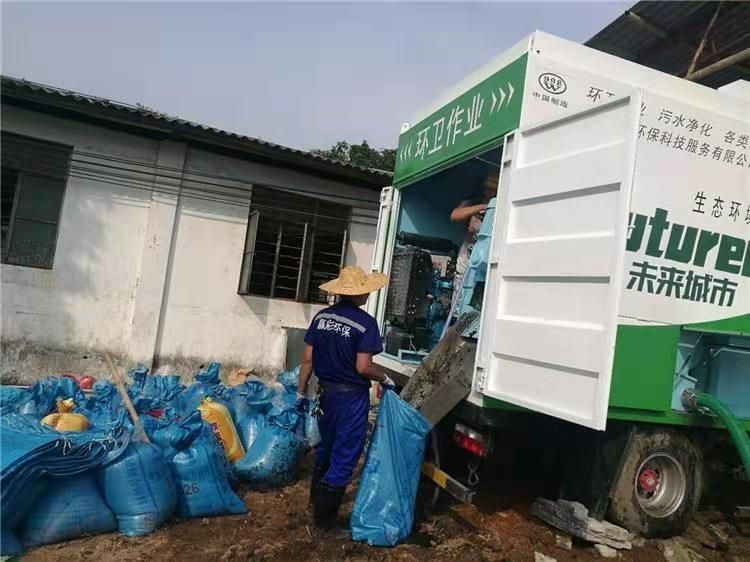 永州工业污泥压干处理